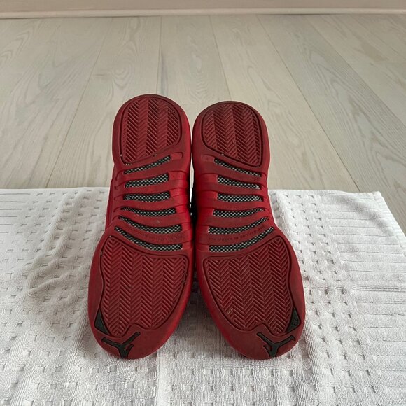 JORDAN 12 RETRO GYM RED HI-TOPS SNEAKERS RED 153265-601 7Y - Picture 4 of 6